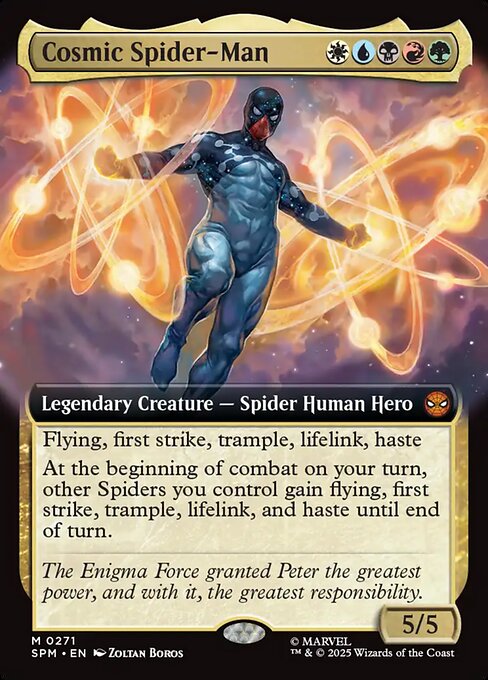 MTG Cosmic Spider-Man SPM 271 Extended Art Nonfoil
