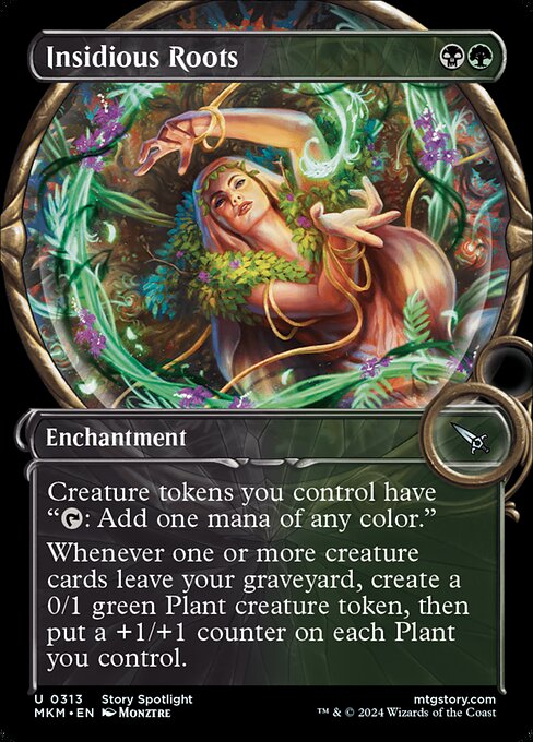 MTG Insidious Roots MKM 313 Showcase Magnified Foil