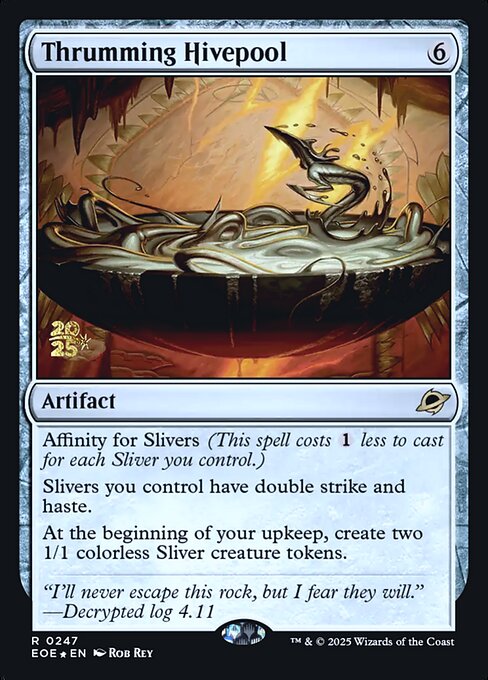 MTG Thrumming Hivepool PEOE 247s Prerelease Foil