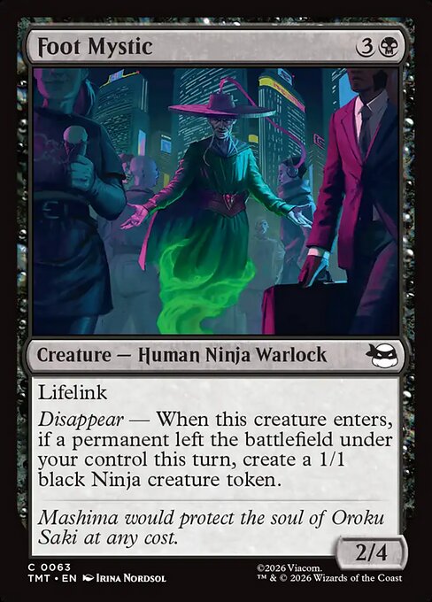 MTG Foot Mystic TMT 063 Regular Foil