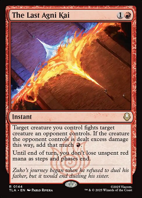 MTG The Last Agni Kai TLA 144 Regular Nonfoil