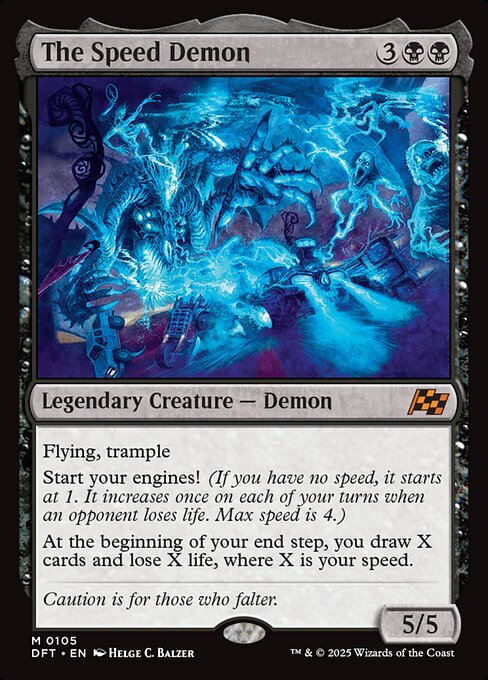 MTG The Speed Demon DFT 105 Regular Nonfoil