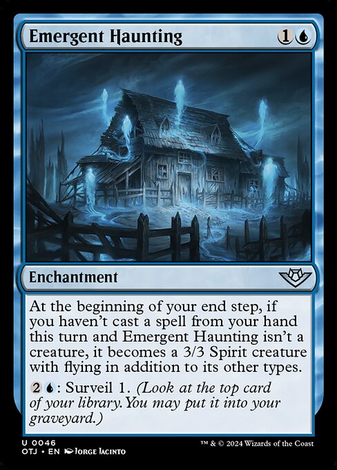 MTG Emergent Haunting OTJ 046 Regular Foil