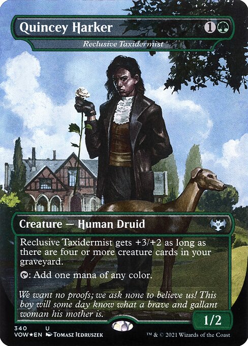 MTG Reclusive Taxidermist VOW 340 Dracula Series Nonfoil front