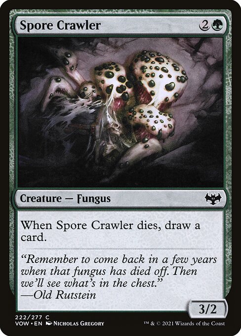 MTG Spore Crawler VOW 222 Standard Nonfoil front