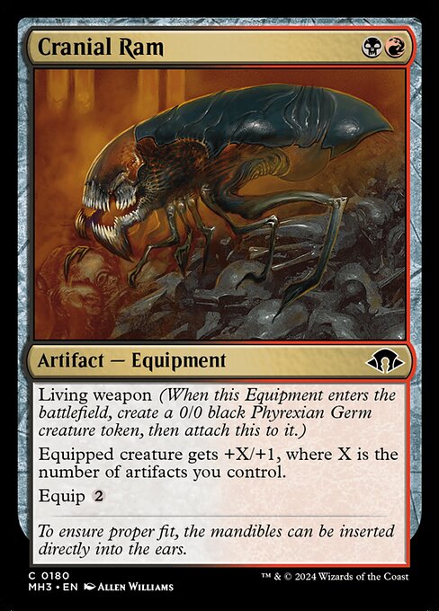 MTG Cranial Ram MH3 180 Regular Nonfoil