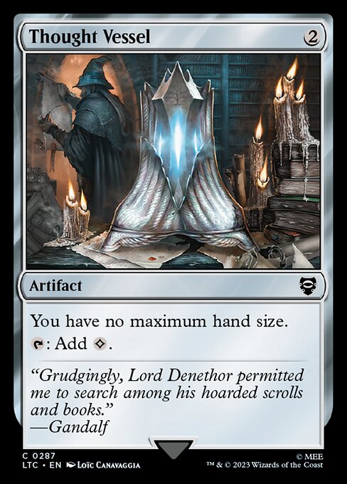 MTG Thought Vessel LTC 287 Alternate Art Nonfoil