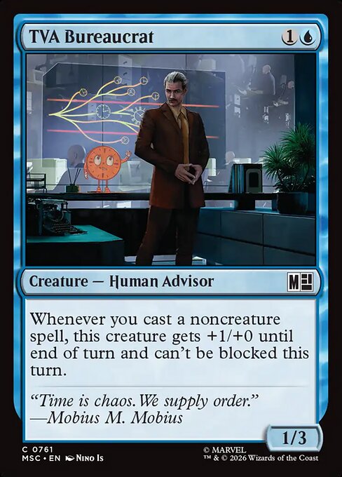 MTG TVA Bureaucrat MSC 761 Regular Nonfoil