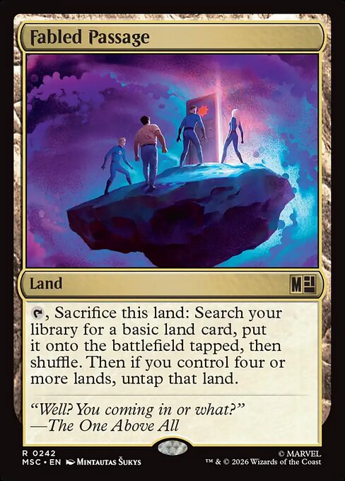 MTG Fabled Passage MSC 242 Regular Surge Foil