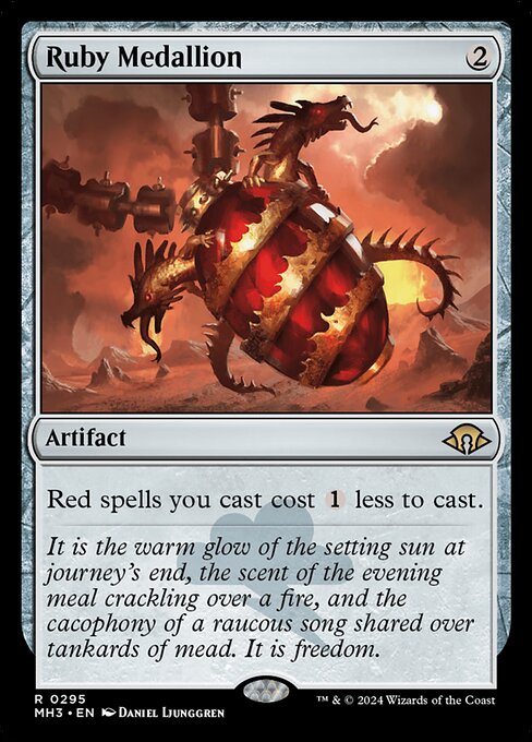 MTG Ruby Medallion MH3 295 Regular Nonfoil