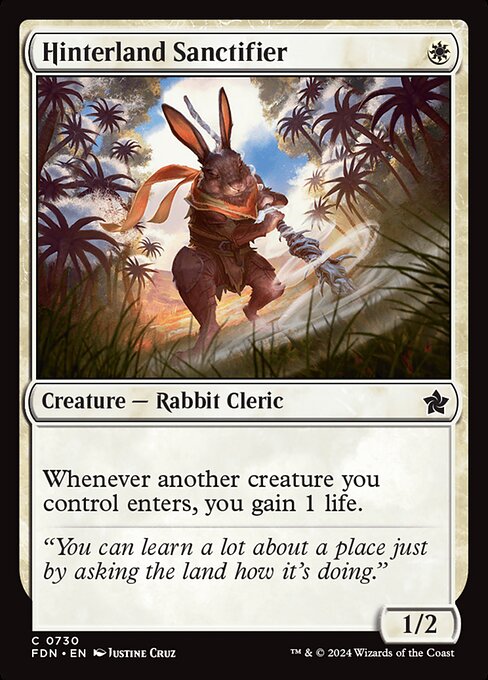 MTG Hinterland Sanctifier FDN 730 Beginner Box and Starter Collection Nonfoil