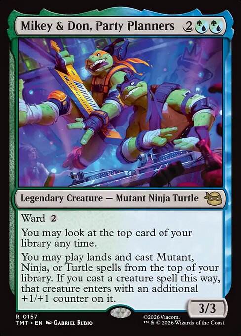 MTG Mikey & Don, Party Planners TMT 157 Regular Foil