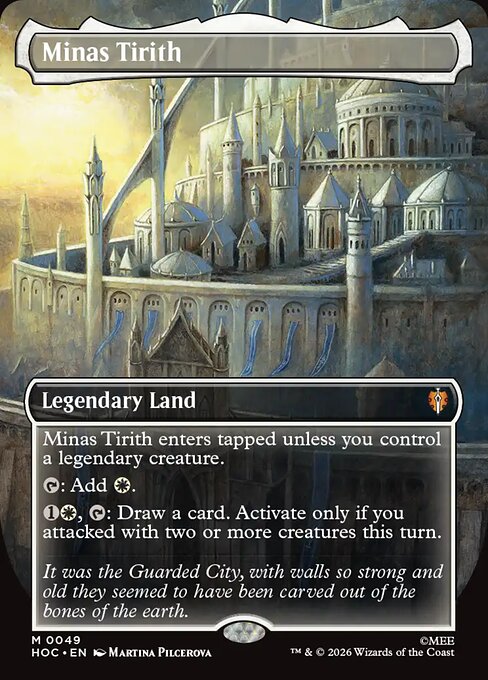 MTG Minas Tirith HOC 049 Regular Foil