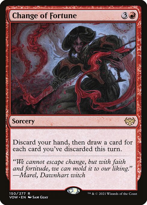 MTG Change of Fortune VOW 150 Standard Foil front