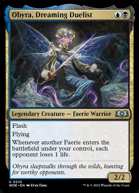 MTG Obyra, Dreaming Duelist WOE 210 Regular Foil