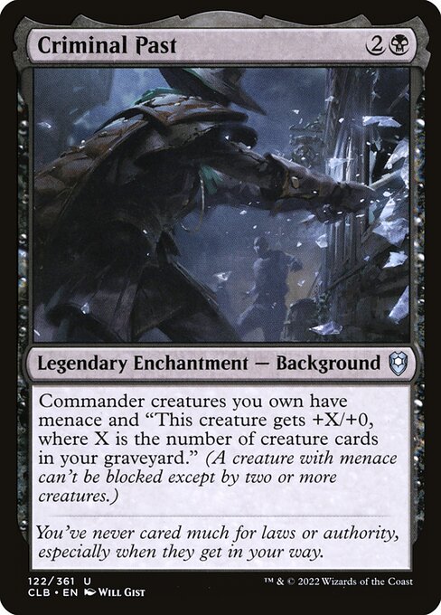 MTG Criminal Past CLB 122 Regular Nonfoil