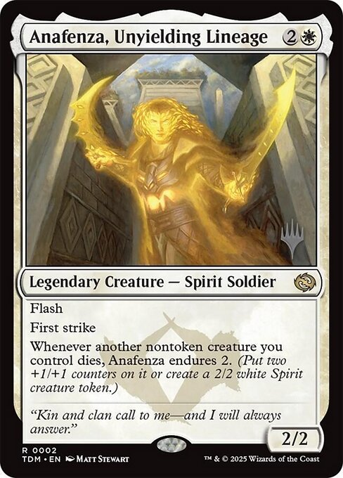 MTG Anafenza, Unyielding Lineage PTDM 002p Promo Pack Foil