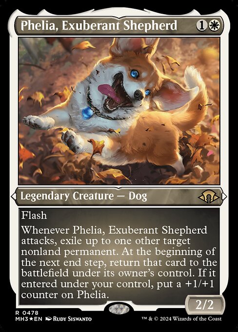 MTG Phelia, Exuberant Shepherd MH3 478 Foil Etched Etched