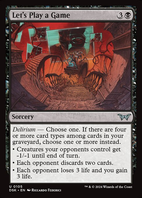 MTG Let's Play a Game DSK 105 Regular Nonfoil