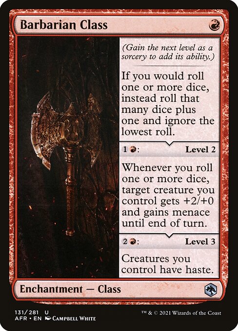 MTG Barbarian Class AFR 131 Regular Foil
