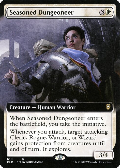 MTG Seasoned Dungeoneer CLB 610 Extended Art Nonfoil