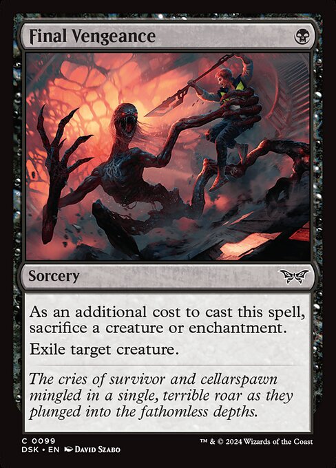MTG Final Vengeance DSK 099 Regular Foil