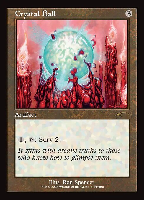MTG Crystal Ball PW26 021 Retro Frame WPN Play Promo Nonfoil