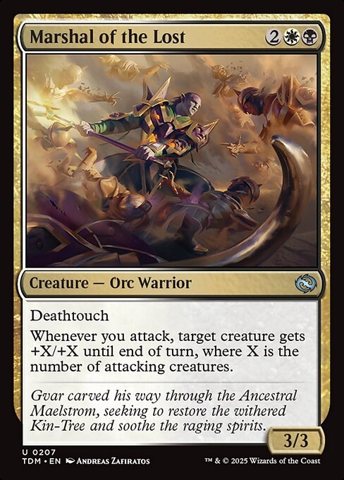MTG Marshal of the Lost TDM 207 Regular Nonfoil