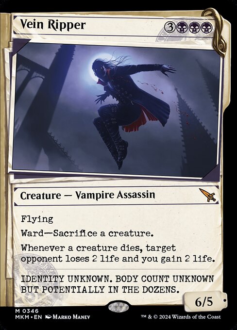 MTG Vein Ripper MKM 346 Showcase Dossier Nonfoil