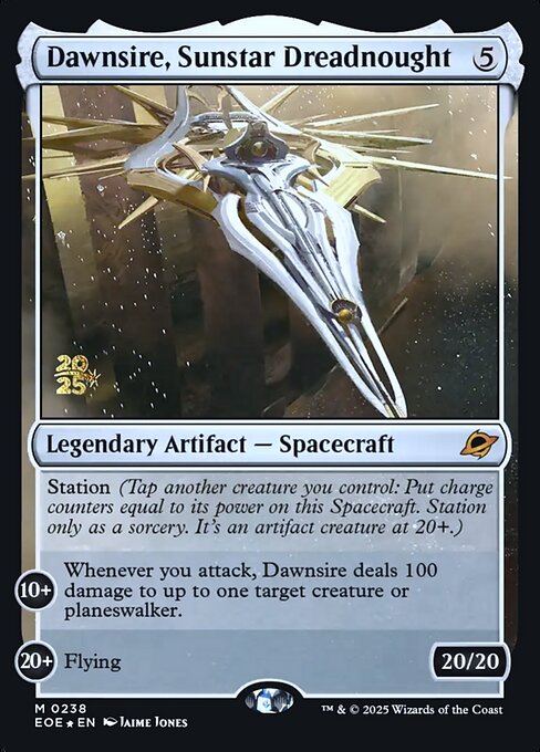 MTG Dawnsire, Sunstar Dreadnought PEOE 238s Prerelease Foil