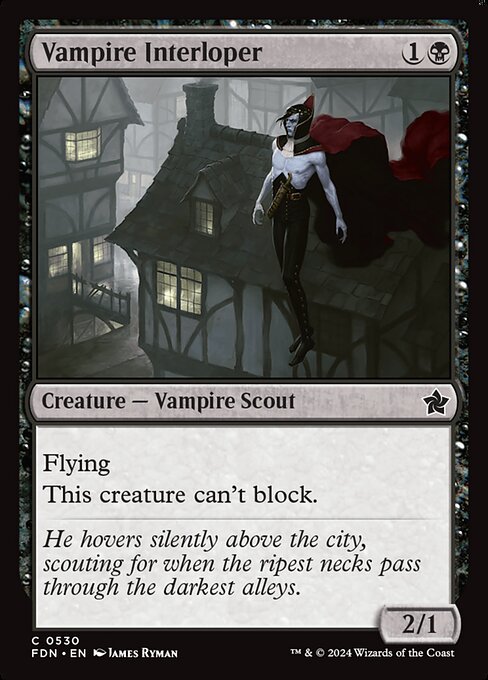 MTG Vampire Interloper FDN 530 Beginner Box Nonfoil