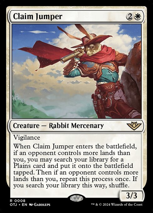 MTG Claim Jumper OTJ 008 Regular Foil