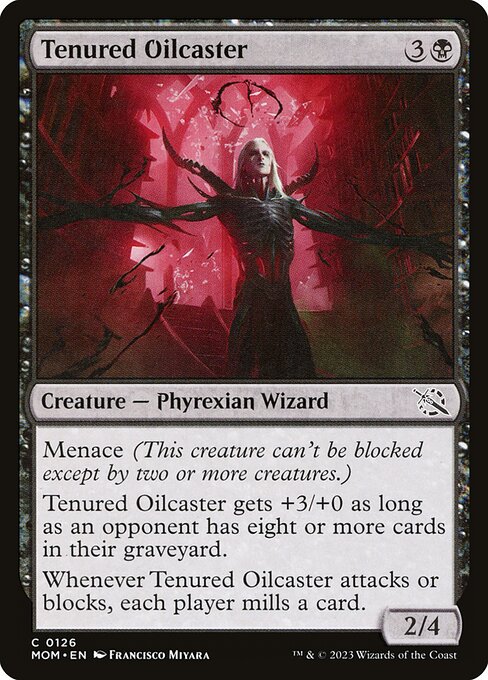 MTG Tenured Oilcaster MOM 126 Regular Foil