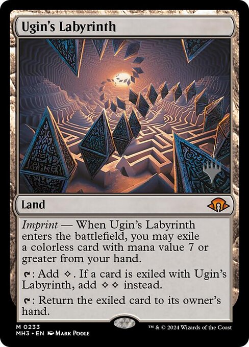MTG Ugin's Labyrinth PMH3 233p Promo Pack Foil