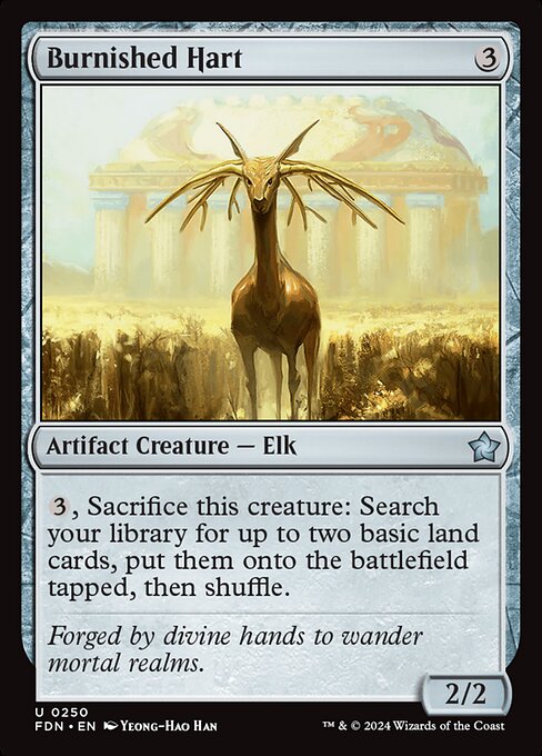 MTG Burnished Hart FDN 250 Regular Foil