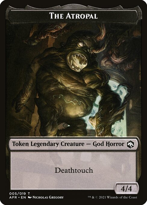 MTG The Atropal Token AFR 005 Token Foil