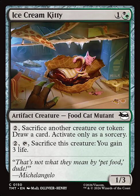 MTG Ice Cream Kitty TMT 150 Regular Foil
