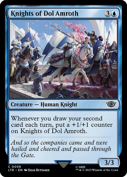 MTG Knights of Dol Amroth LTR 059 Regular Foil