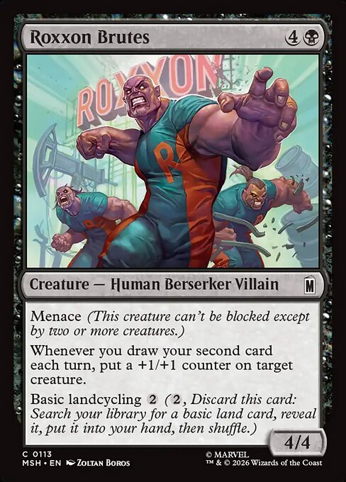 MTG Roxxon Brutes MSH 113 Regular Foil