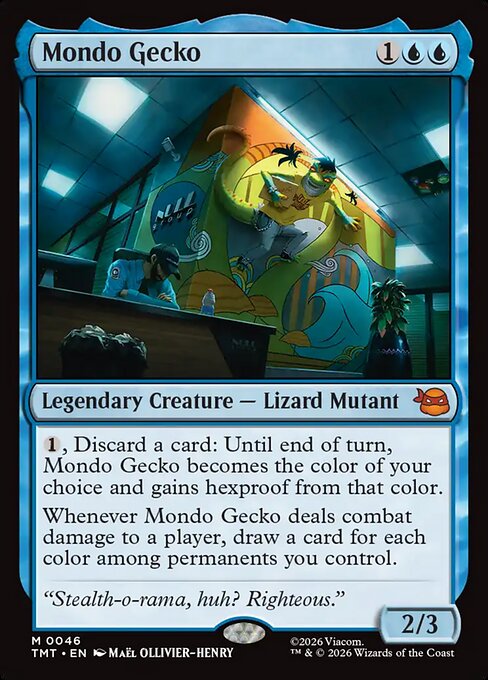MTG Mondo Gecko TMT 046 Regular Nonfoil