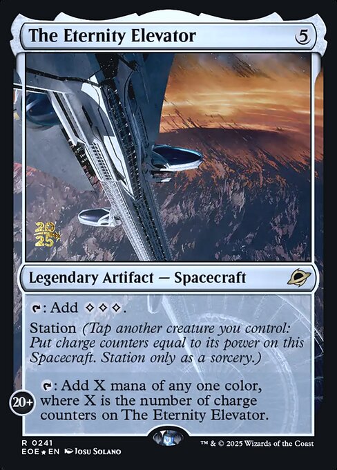 MTG The Eternity Elevator PEOE 241s Prerelease Foil
