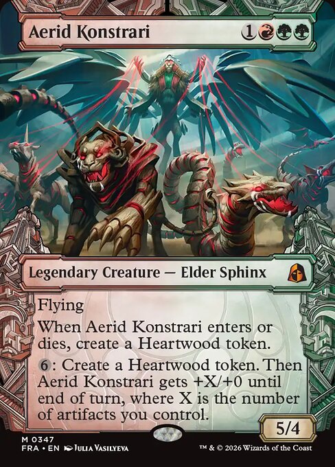 MTG Aerid Konstrari FRA 347 Sculptor's Stronghold Nonfoil front
