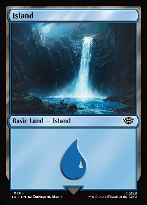 MTG Island LTR 265 Regular Foil
