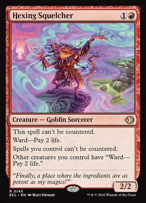 MTG Hexing Squelcher ECL 145 Regular Foil