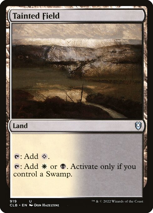 MTG Tainted Field CLB 919 Commander Deck Nonfoil