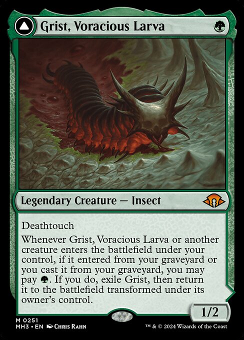 MTG Grist, Voracious Larva // Grist, the Plague Swarm MH3 251 Regular Nonfoil