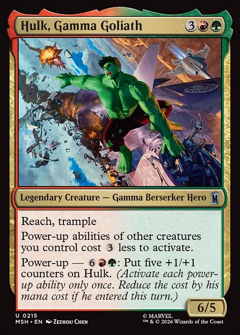 MTG Hulk, Gamma Goliath MSH 215 Regular Nonfoil