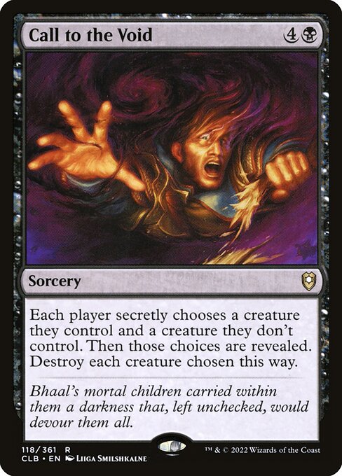 MTG Call to the Void CLB 118 Regular Foil