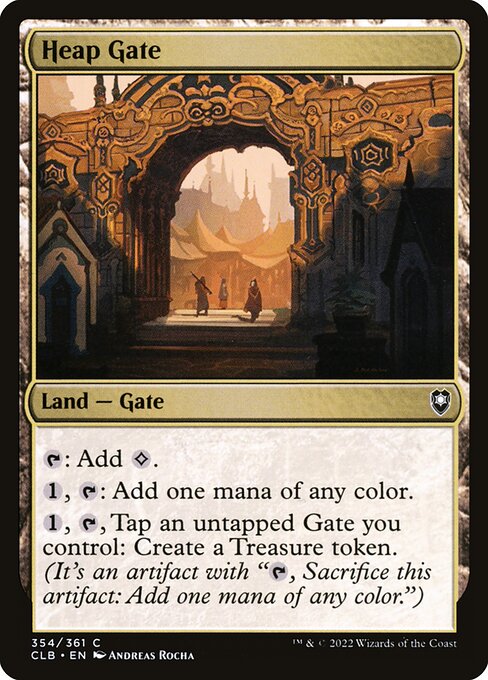 MTG Heap Gate CLB 354 Regular Foil