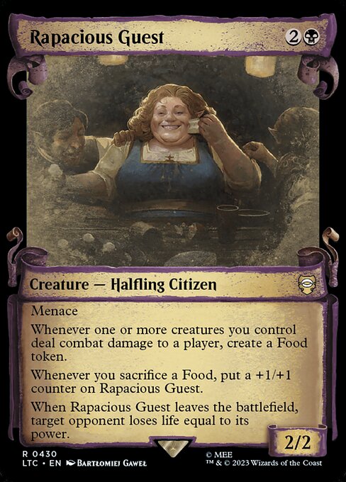 MTG Rapacious Guest LTC 430 Alternate Art Nonfoil